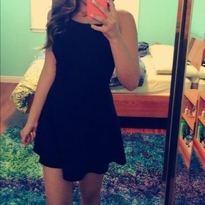 Brandy Melville Black Fit and Flare Dress OS